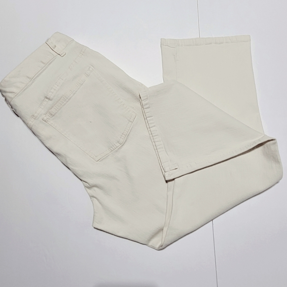 Telluride Clothing Co. Off White Stretch Above Ankle Capris Pedal Pusher (14)